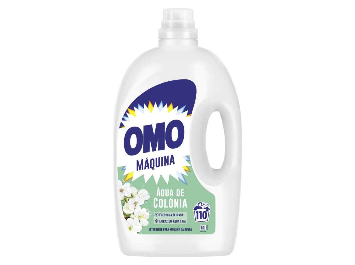 DETERGENTE MÁQUINA ROUPA LÍQUIDO OMO ÁGUA DE COLÓNIA 110D