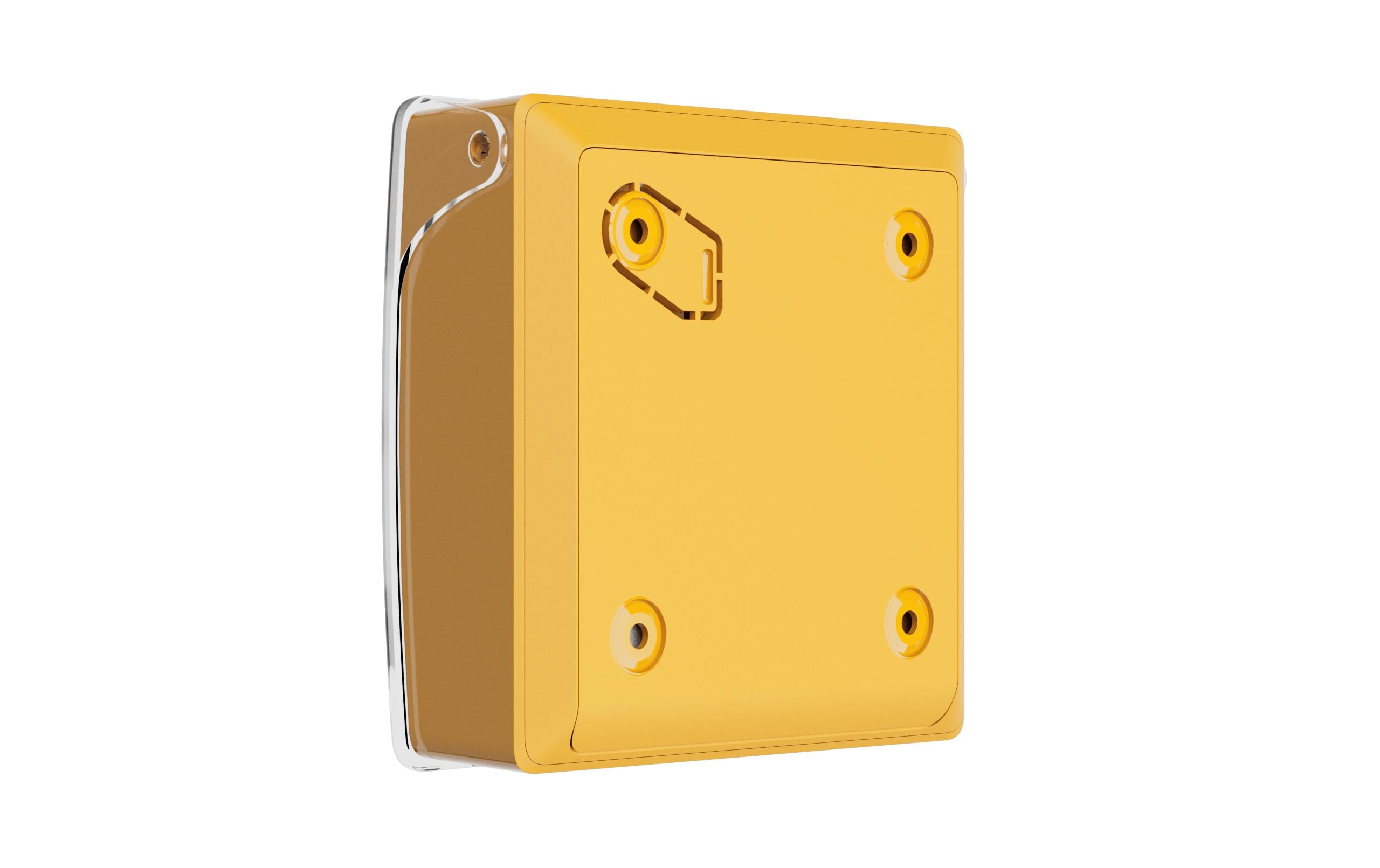 Funk-Taster ManualCallPoint (Yellow) Jeweller Gelb<br>Funk-Druckknopfmelder mit rücksetzbarem Auslöseelement und programmierbaren Szenarien