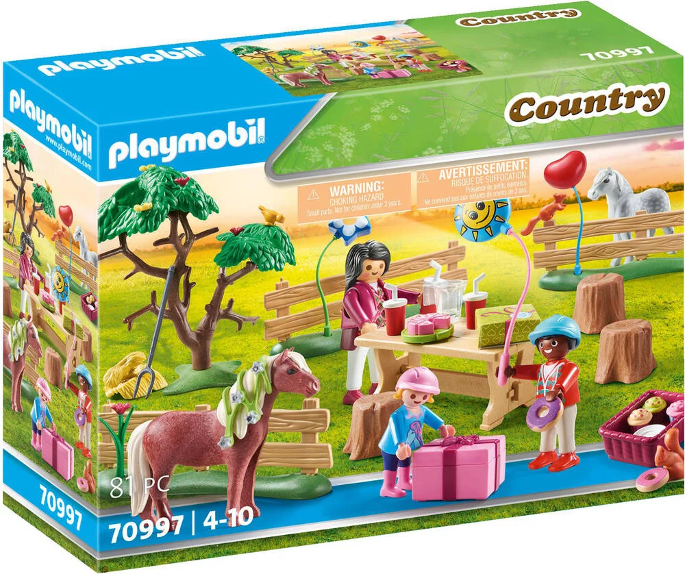 DECORATION DE FETE AVEC PONEYS - 70997