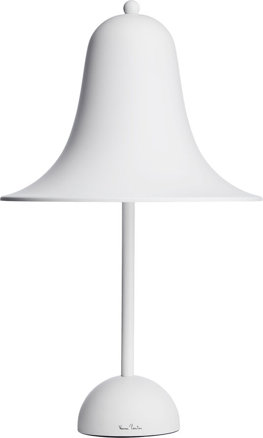 Verpan Pantop Ø23 Portable Table Lamp Matt white