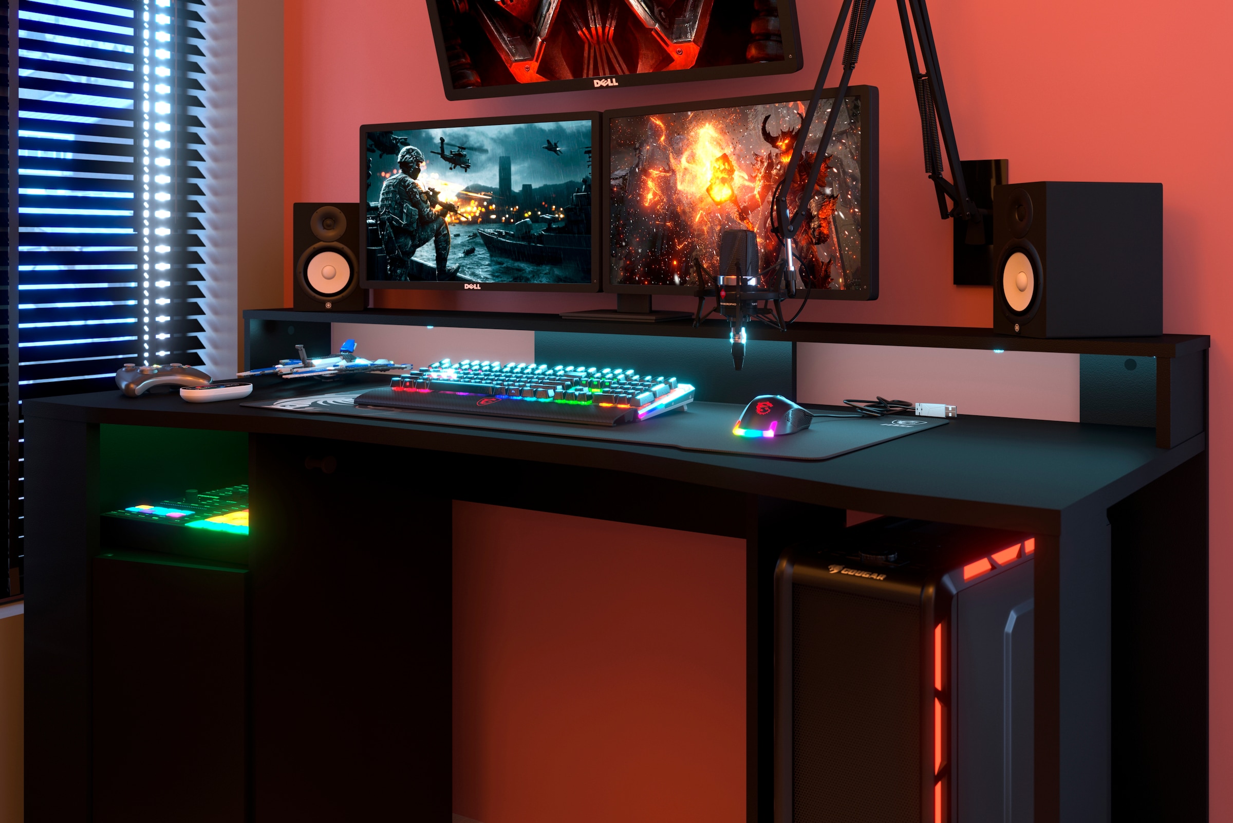 Parisot Jugendzimmer-Set »Gaming - Set« 2 Stk. tlg. Gaming-Set