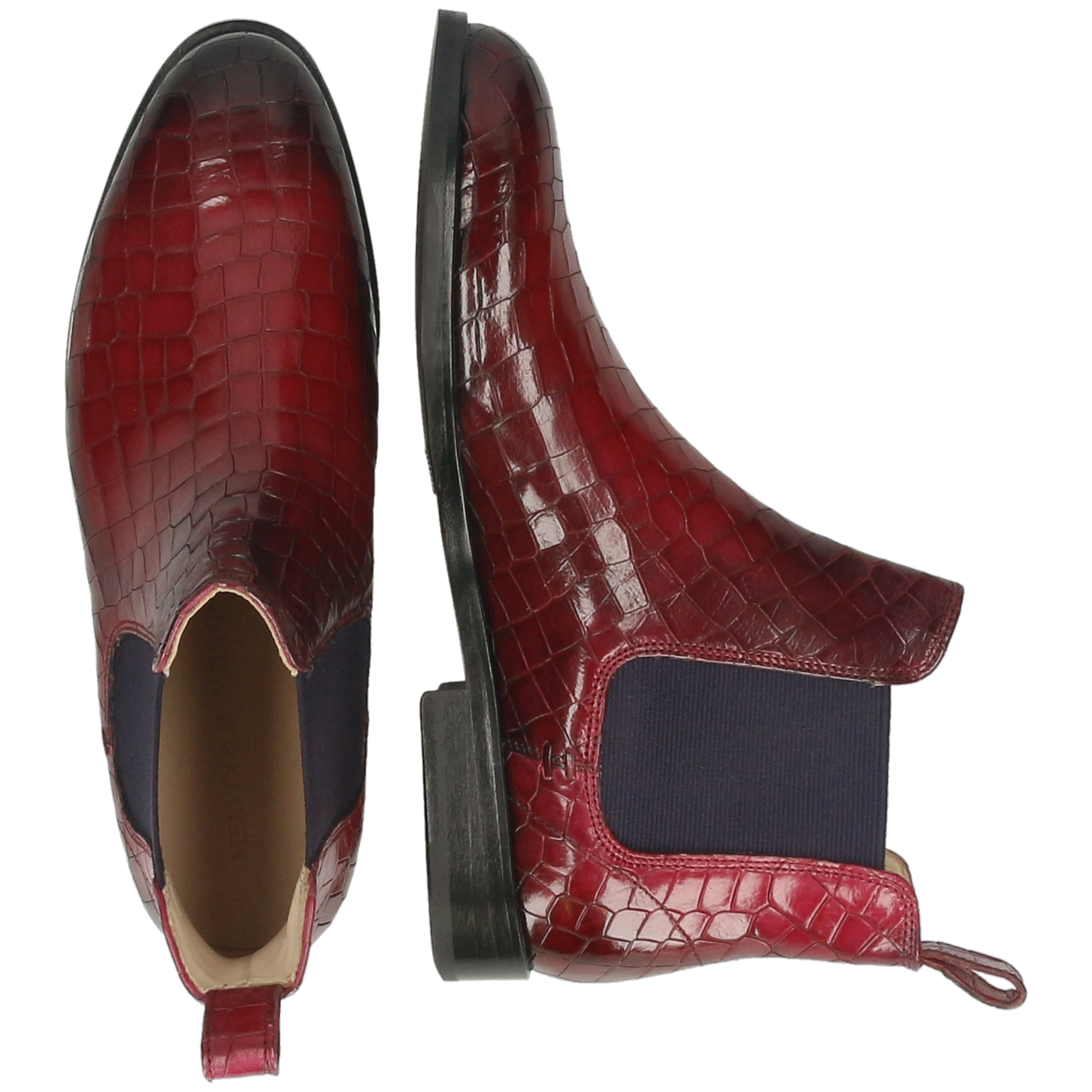 SUSAN 10 - Bottines à talon plat | Violet