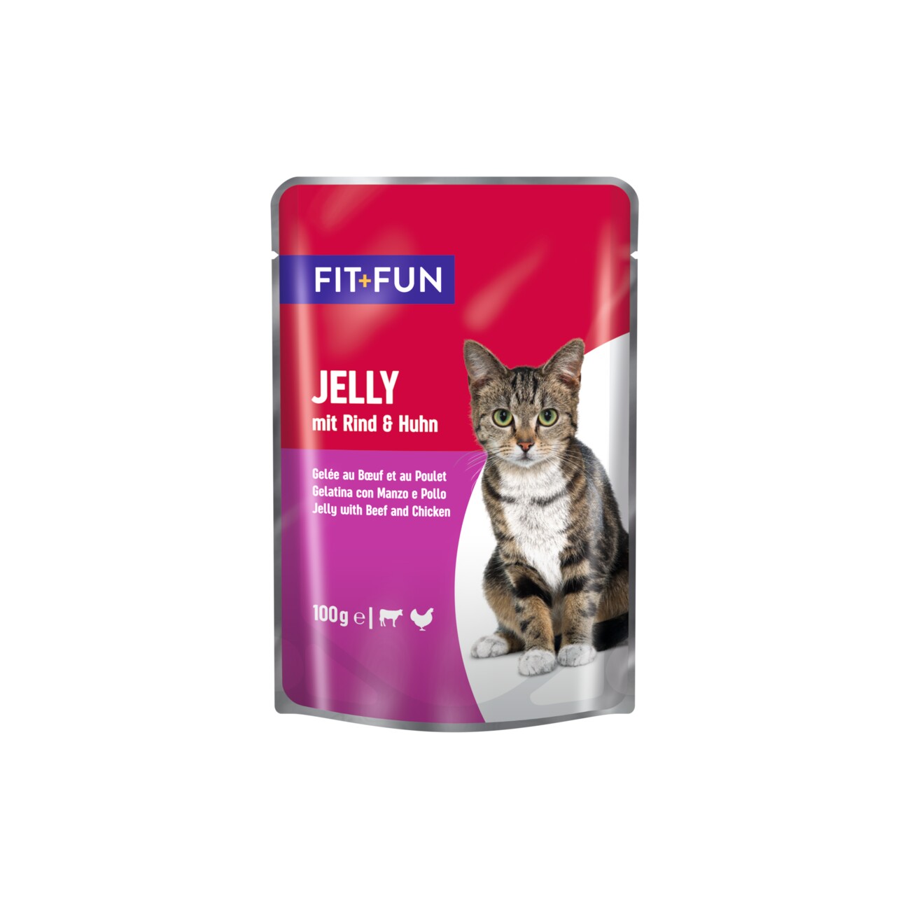 FIT+FUN Jelly Multipack XXL 44x100g 4 leckere Sorten