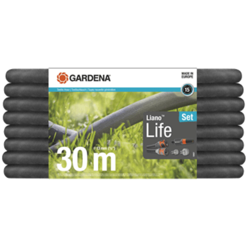 Gardena Textielslang 30m Set Liano
