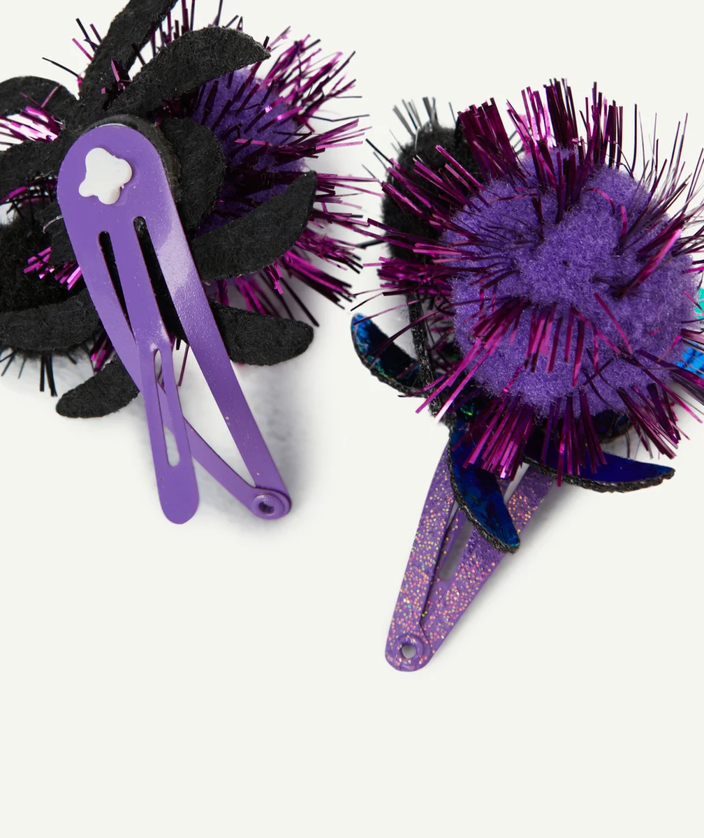 GREAT PRETENDERSLOT DE BARRETTES FILLE HALLOWEEN CHAPEAU DE SORCIÈRE ET ARAIGNÉE