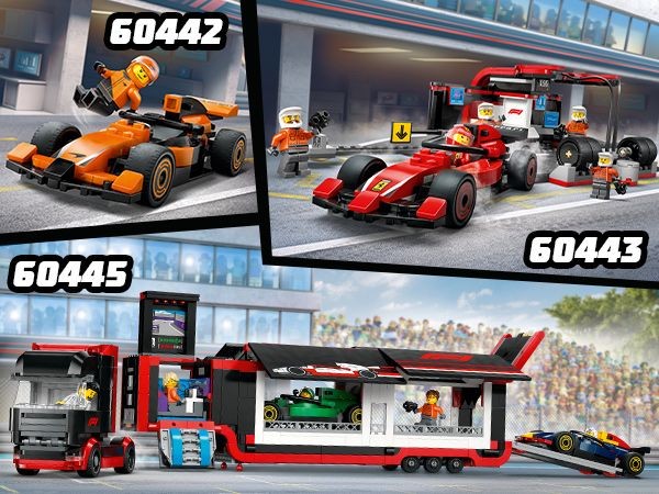 LEGO - LEGO City - F1®-lastbil med RB20 og AMR24 F1®-biler (60445)