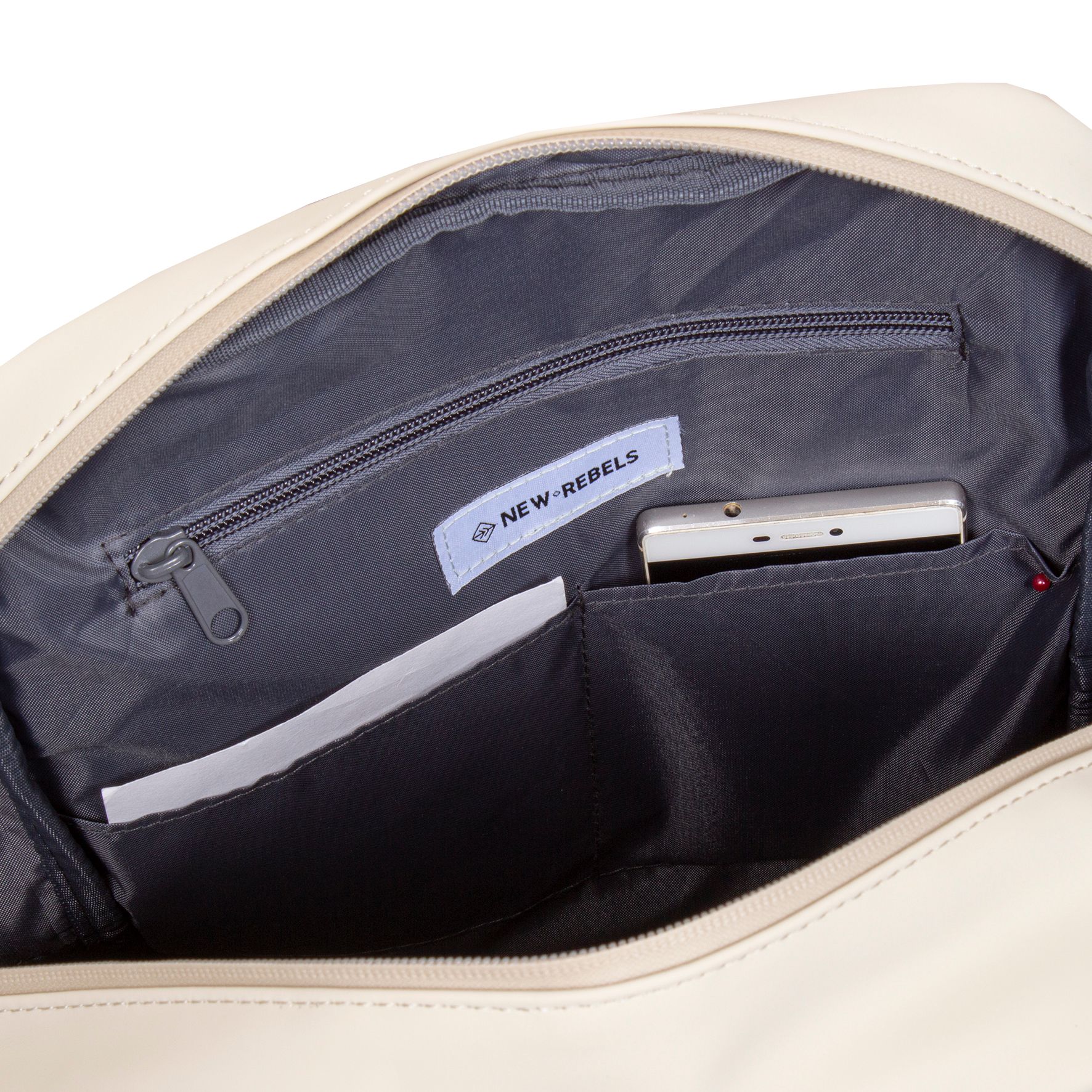 New Rebels Harper Miami Backpack Laptop 13 inch Beige