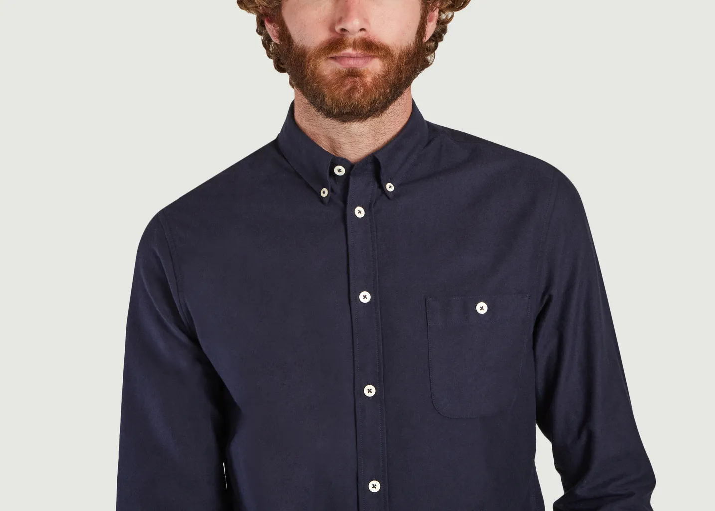 Chemise Boutonée avec Poche Cuisse de Grenouille