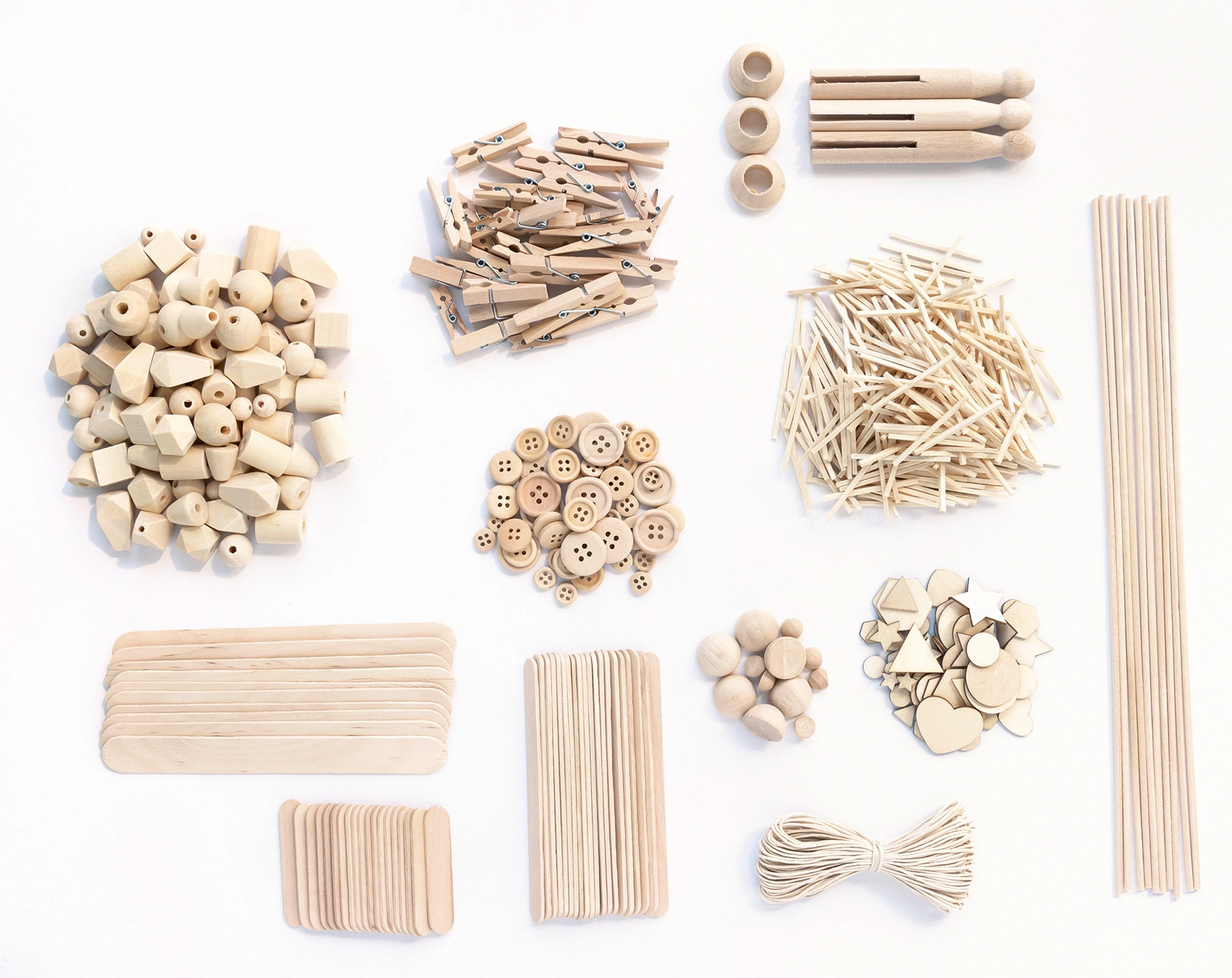 Kreativ-Box WOOD 590-teilig