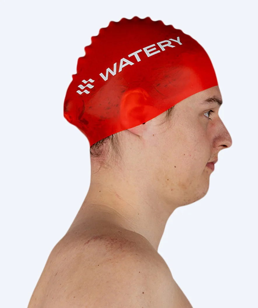 Watery badehætte (fra 10 år) - Signature - Rød