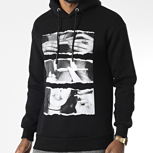 Sweat Capuche LL544 Noir