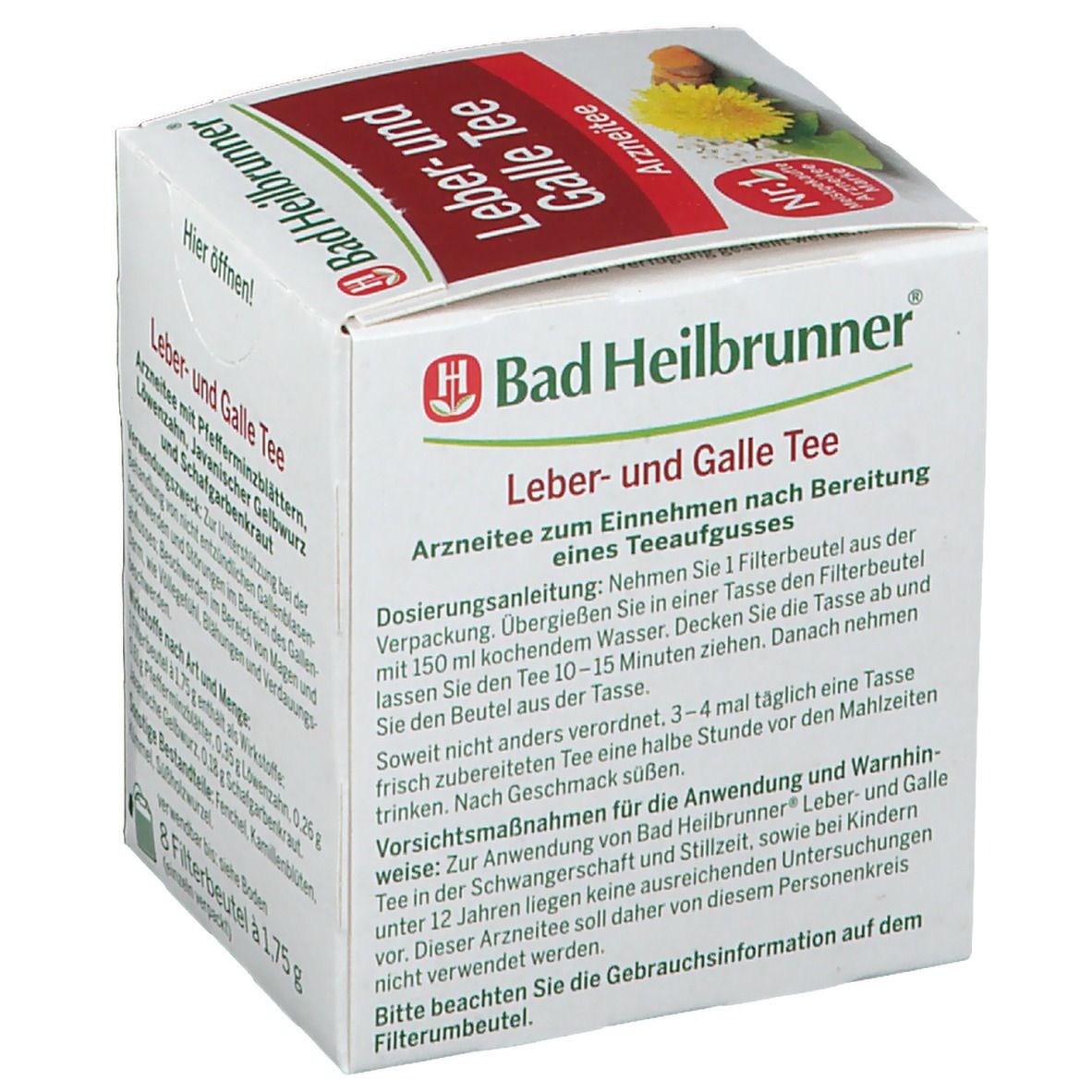 Bad Heilbrunner® Leber- und Galle Tee