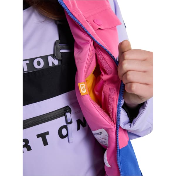 Veste snowboard BURTON GIRLS' KHIONE 2L JACKET FUCHSIA FUSION/SUPERNOVA/AMPARO BLUE