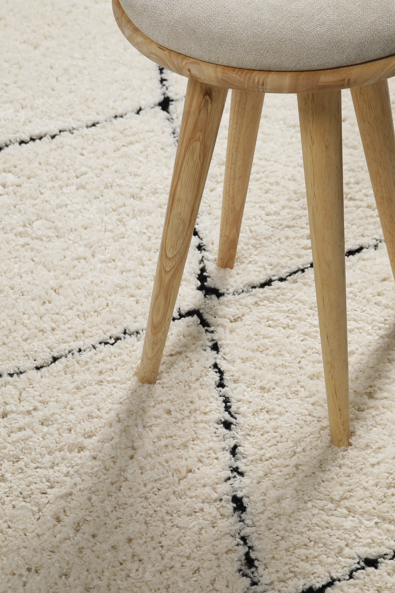 Wecon home Hochflor-Teppich »STUDIO  two« rechteckig 35 mm Höhe weicher und kuscheliger Flor, Wohnzimmer, Schlafzimmer, im Berber-Stil