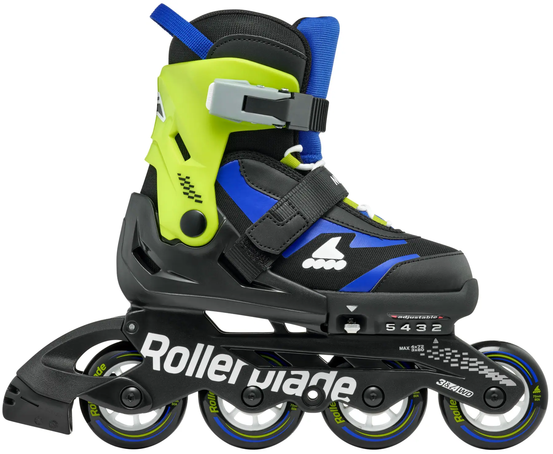 Rollerblade Microblade Sort/Blå Inliners Børn | SkatePro