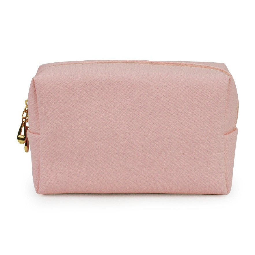 (17x11x7cm) Kosmetik Make Up Tasche Necessaire Organizer Bag mit Reissverschluss - Rosa