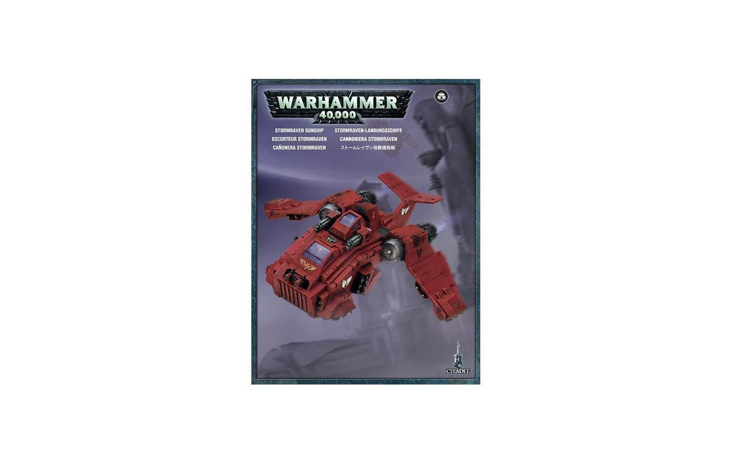 Flugzeug Warhammer 40.000 Stormraven GunshipWarhammer Miniaturen Bausatz