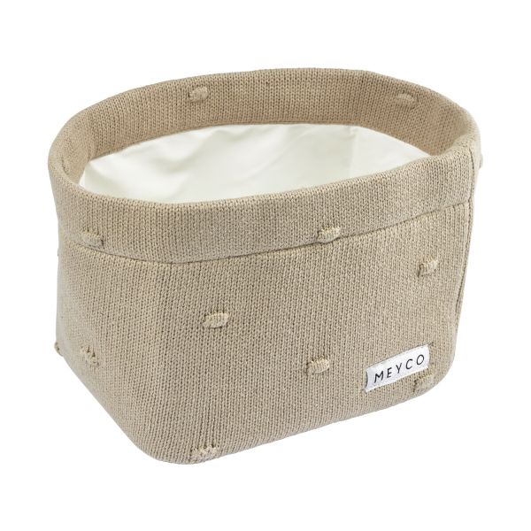 Meyco Mini Knots Commodemandje Medium Sand