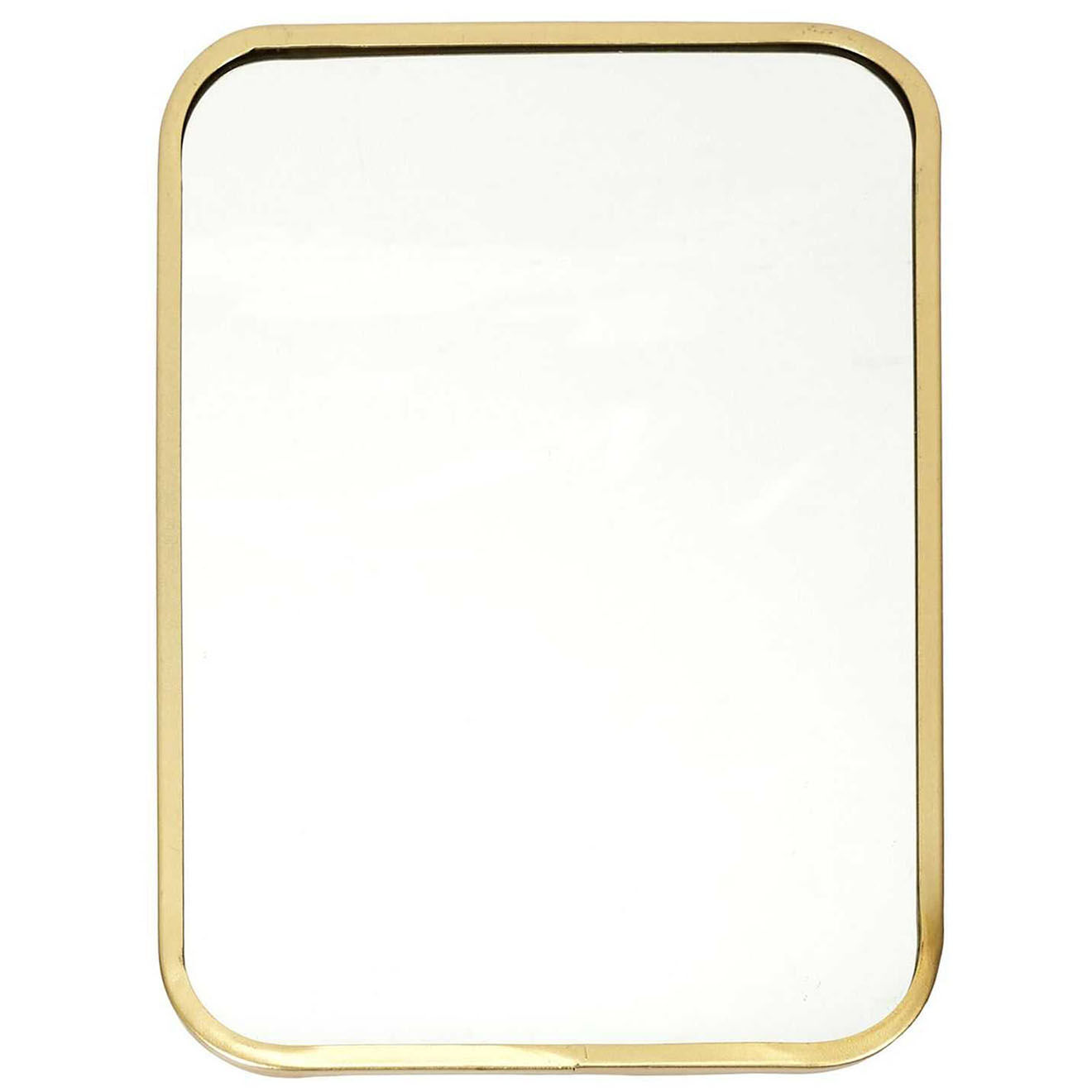 Home Deco Factory 3 Miroirs assortis contour doré - 25x34 cm