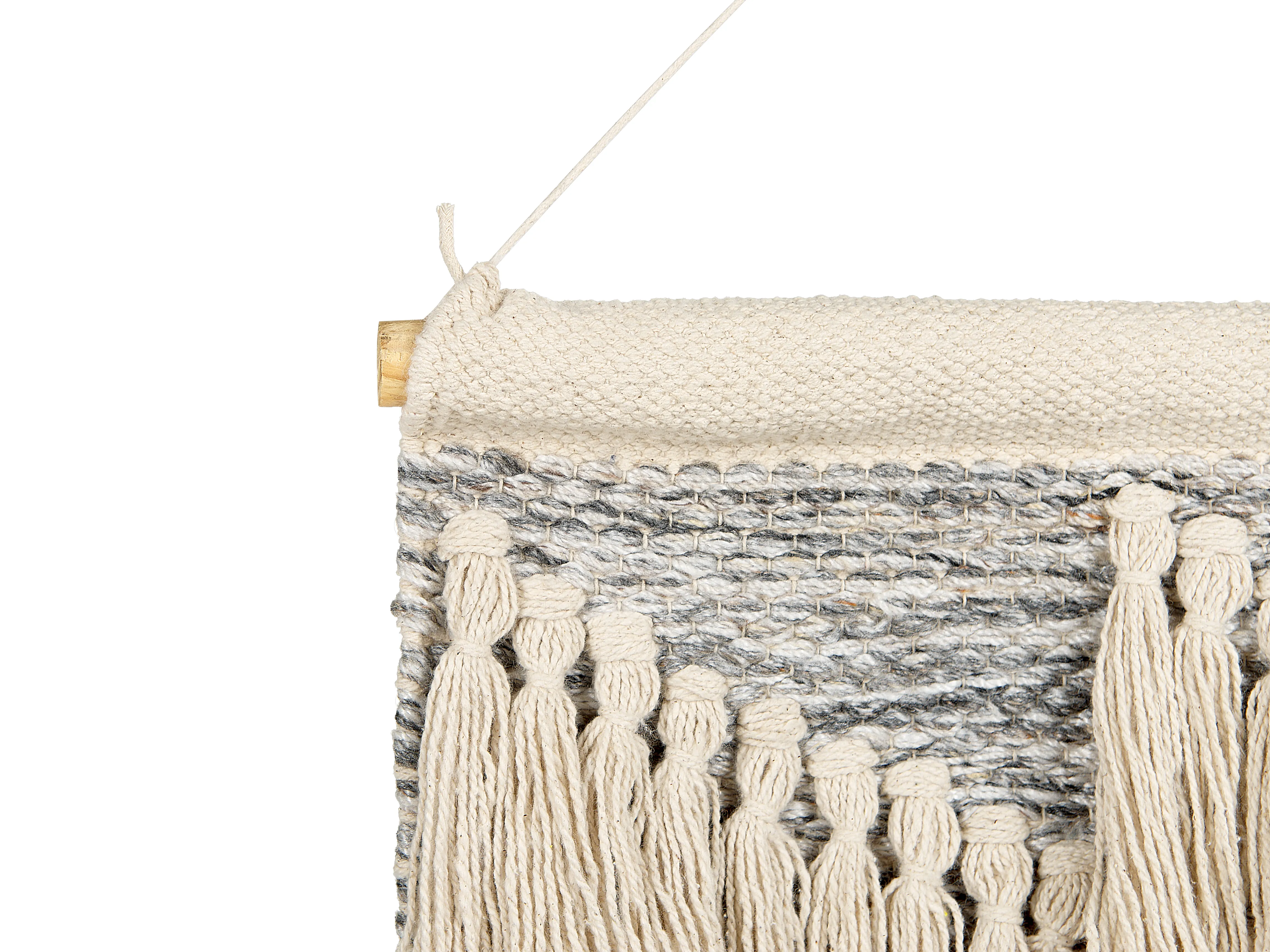 Stoffen wanddecoratie KOTRA Katoen 106 cm Beige