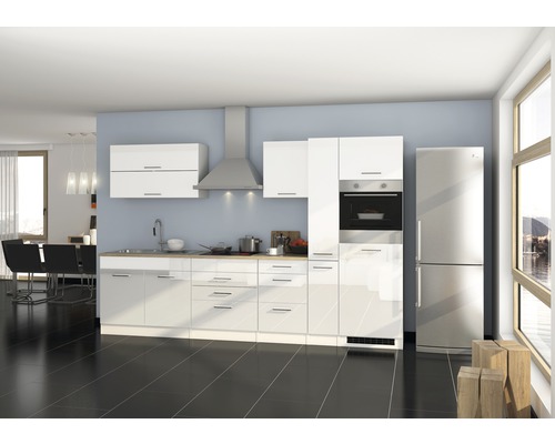 Held Furniture Milan wandkast BxDxH 100x34x57 cm wit hoogglans gedemonteerd
