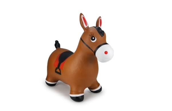 Jamara Hopping animal horse brown with pump, Dyr, 1 år, Brun