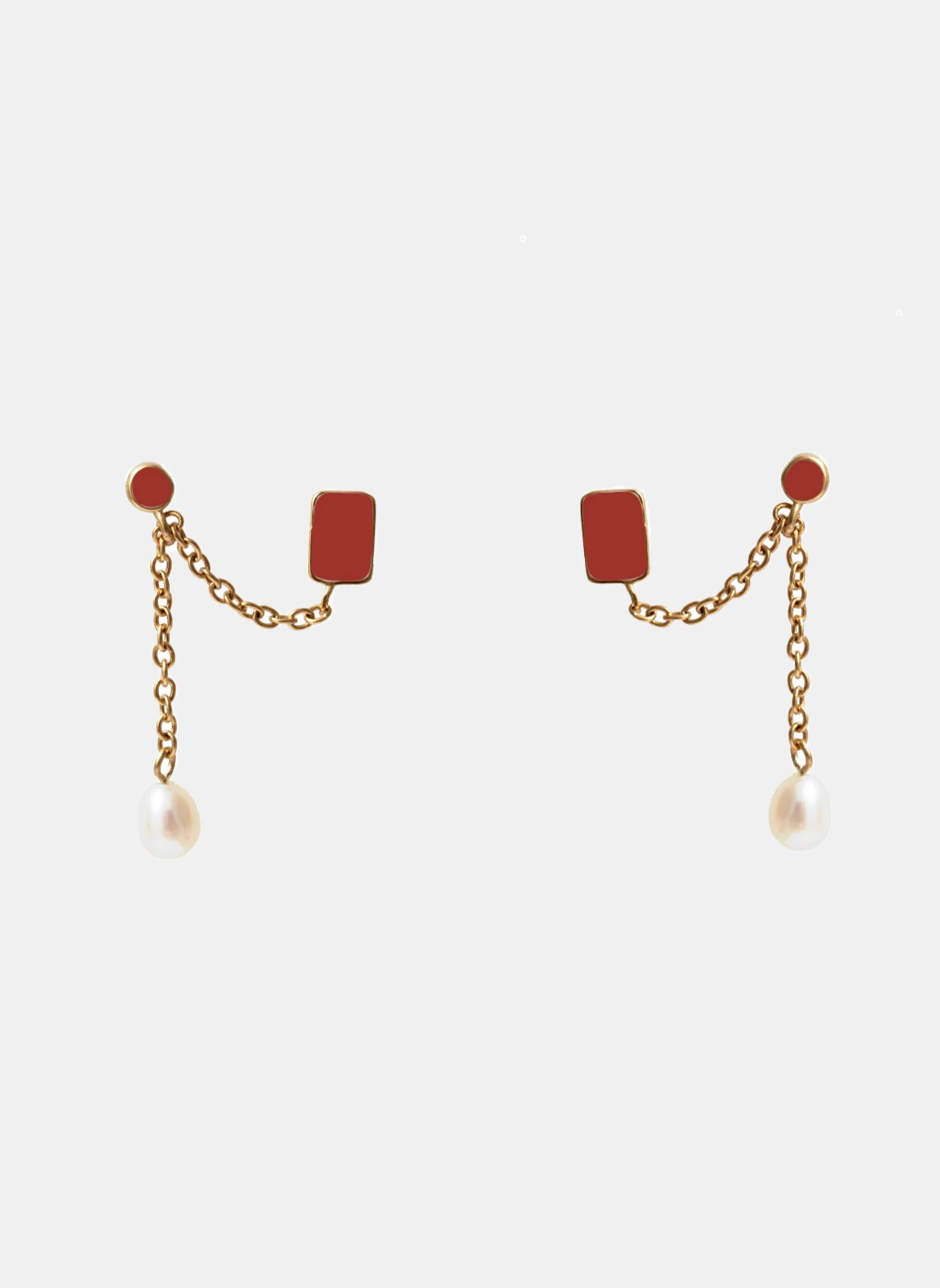 ASH - Boucles d'oreilles pendantes ash | Orange