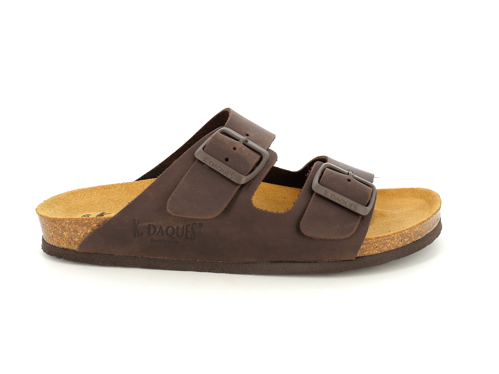 K. daques-PORTBOU Cuir Marron Fonce