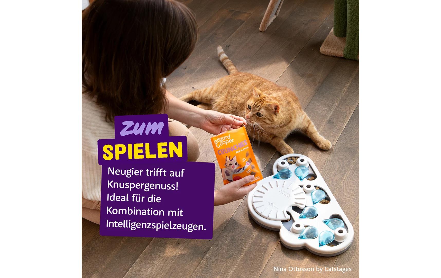 Katzen-Snack Crunchies Huhn 50 gSnack für Katzen
