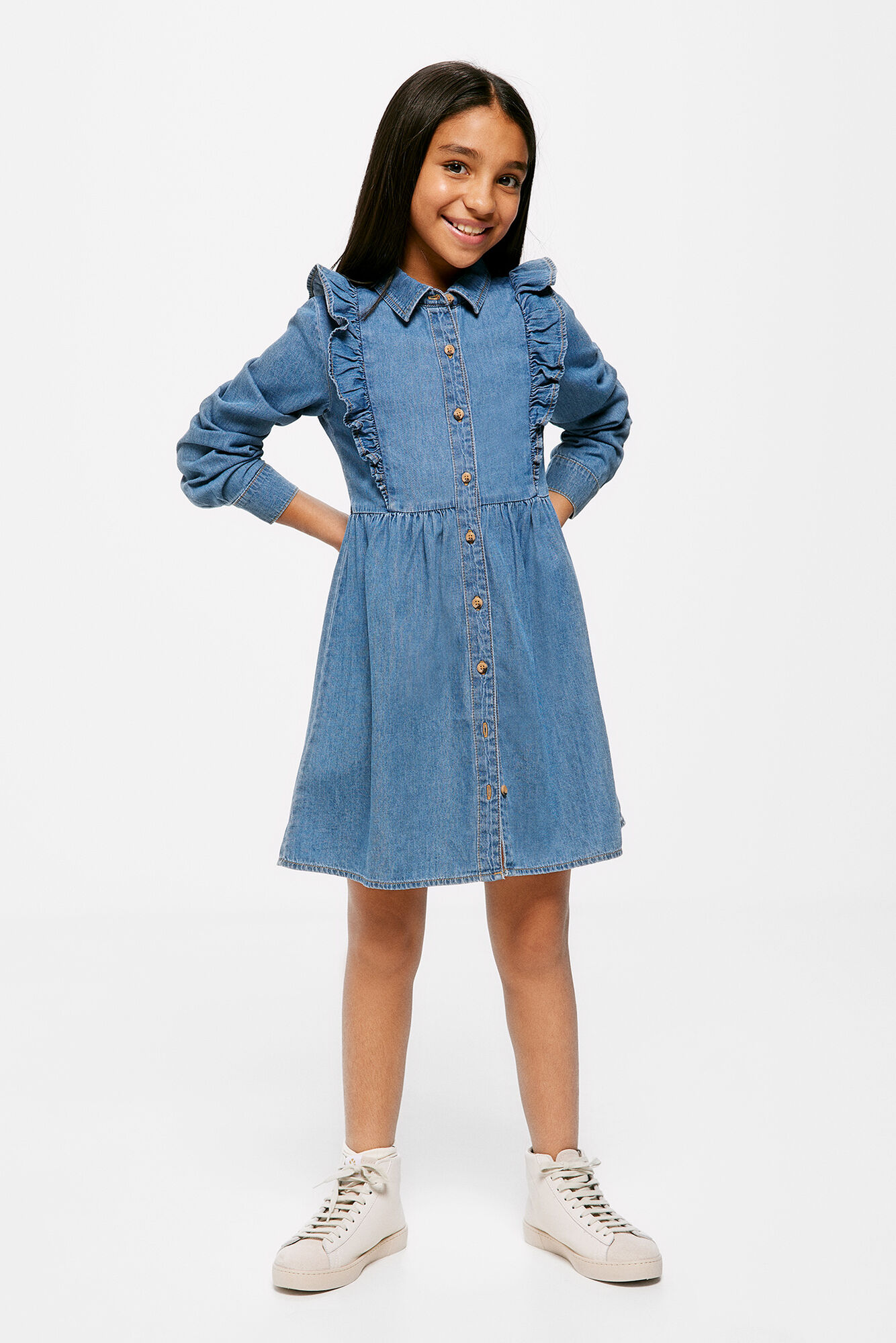 Vestido jeans infantil