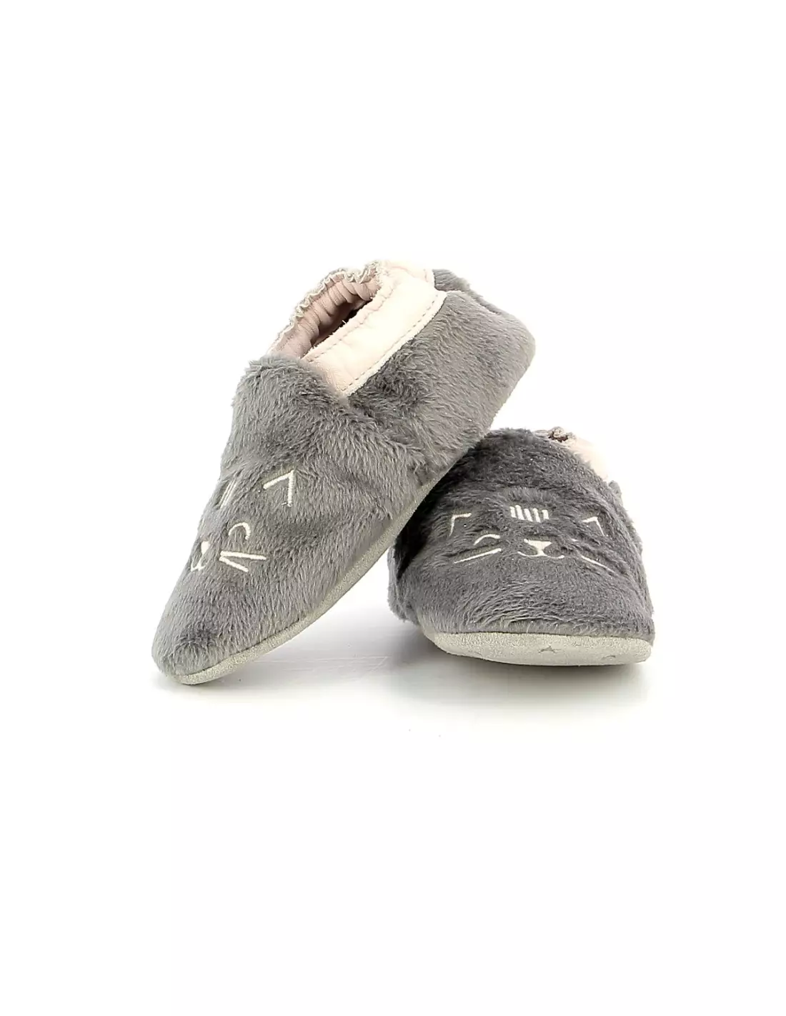ROBEEZ HAIRY - Chaussons Gris