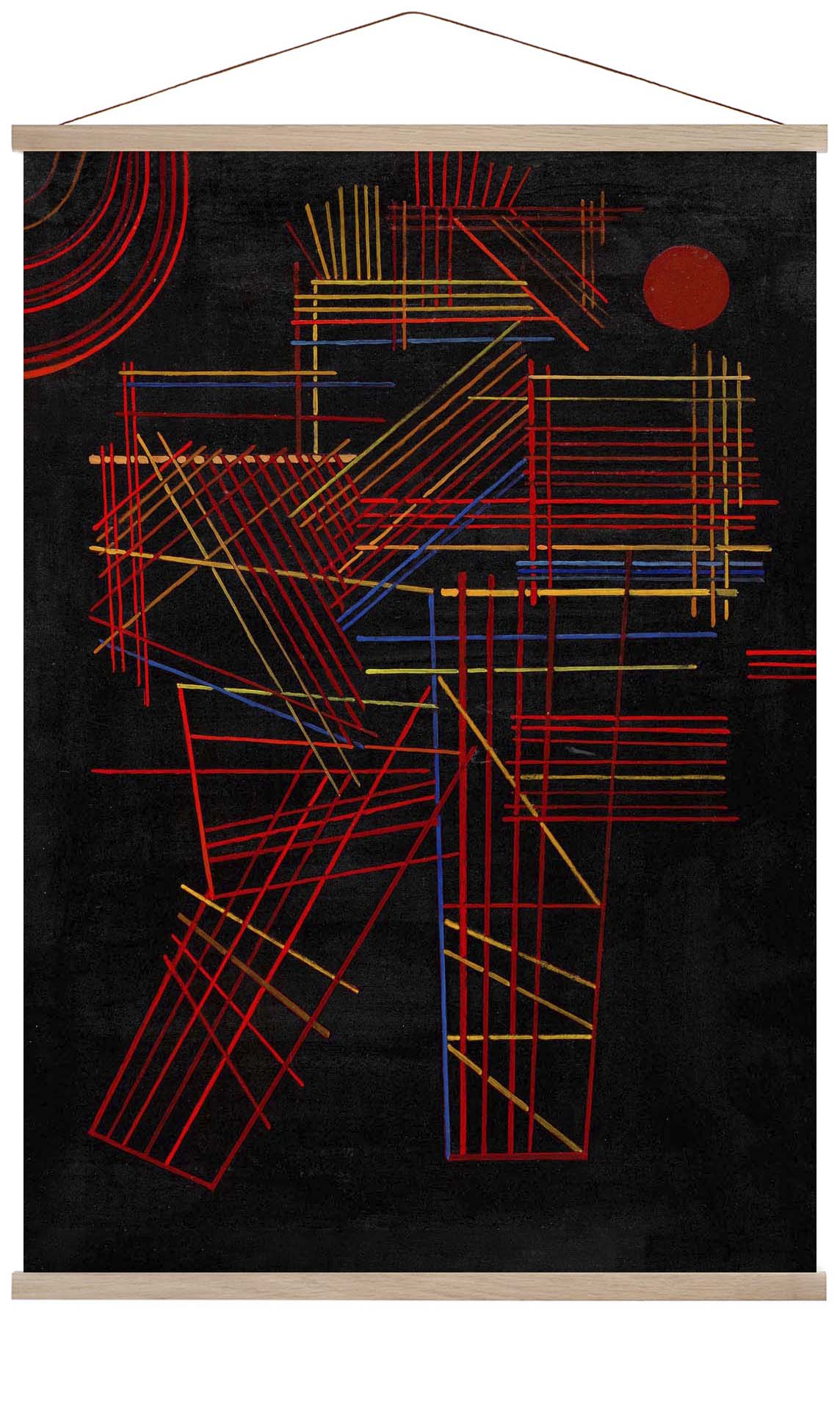 Bunte Stöcke von Wassily Kandinsky