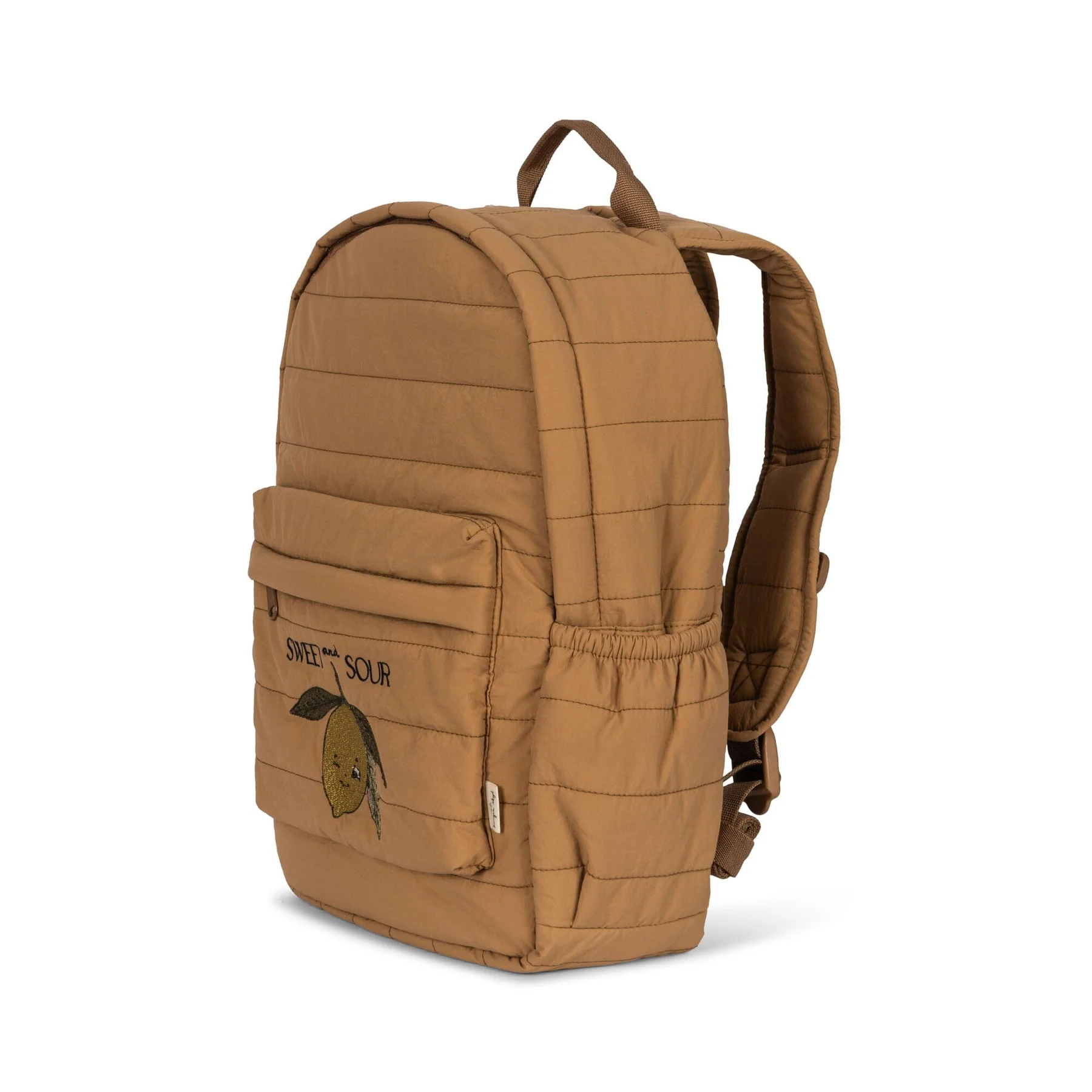Konges Sløjd Juno Quilted Backpack Midi tobacco brown