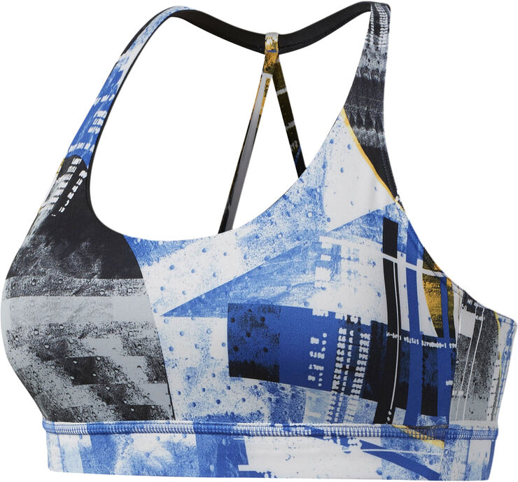 Reebok Workout Moonshift Tri-Back Padded Bra Blå