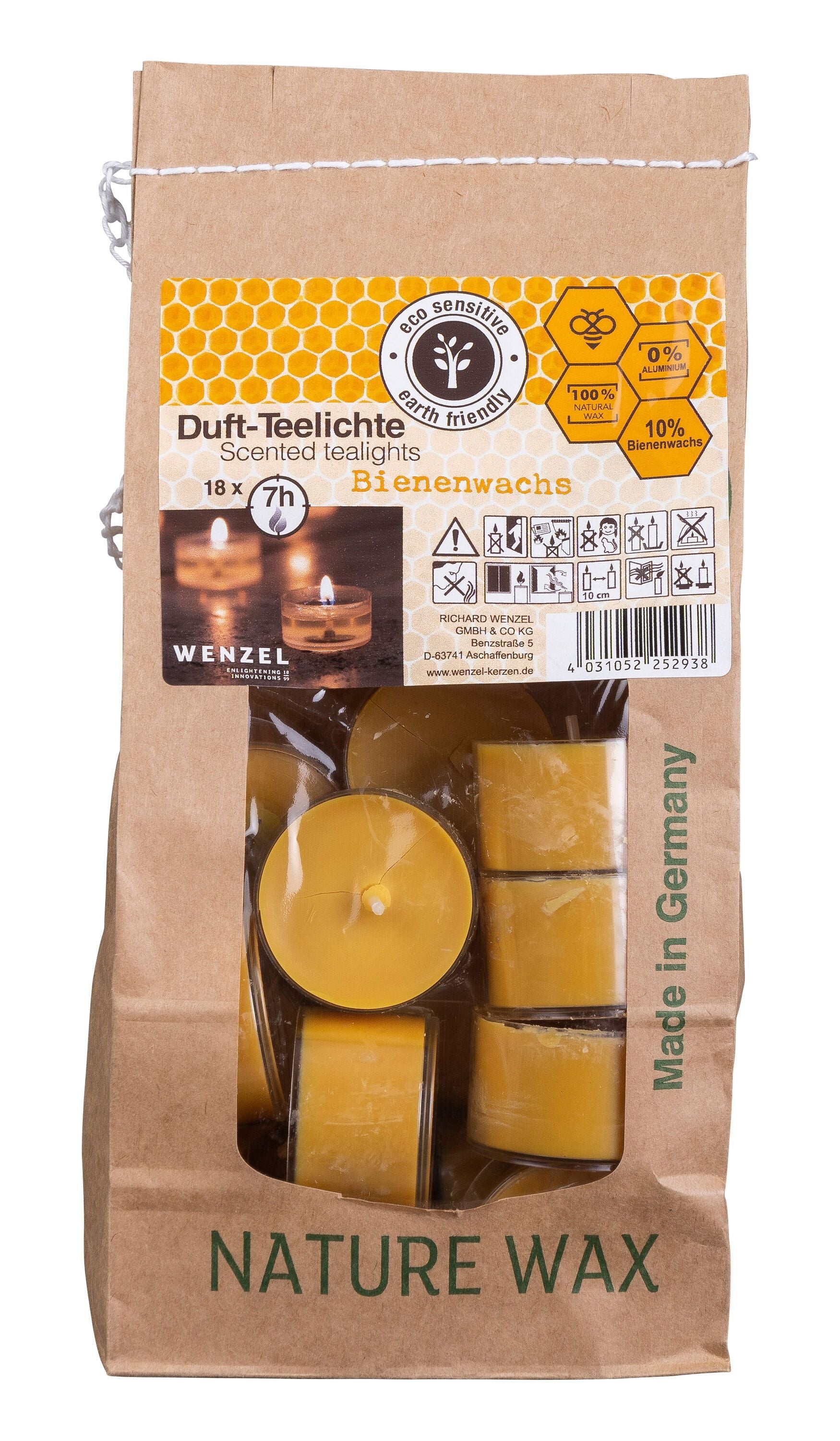 BEES Duftteelichter - Bienenwachs