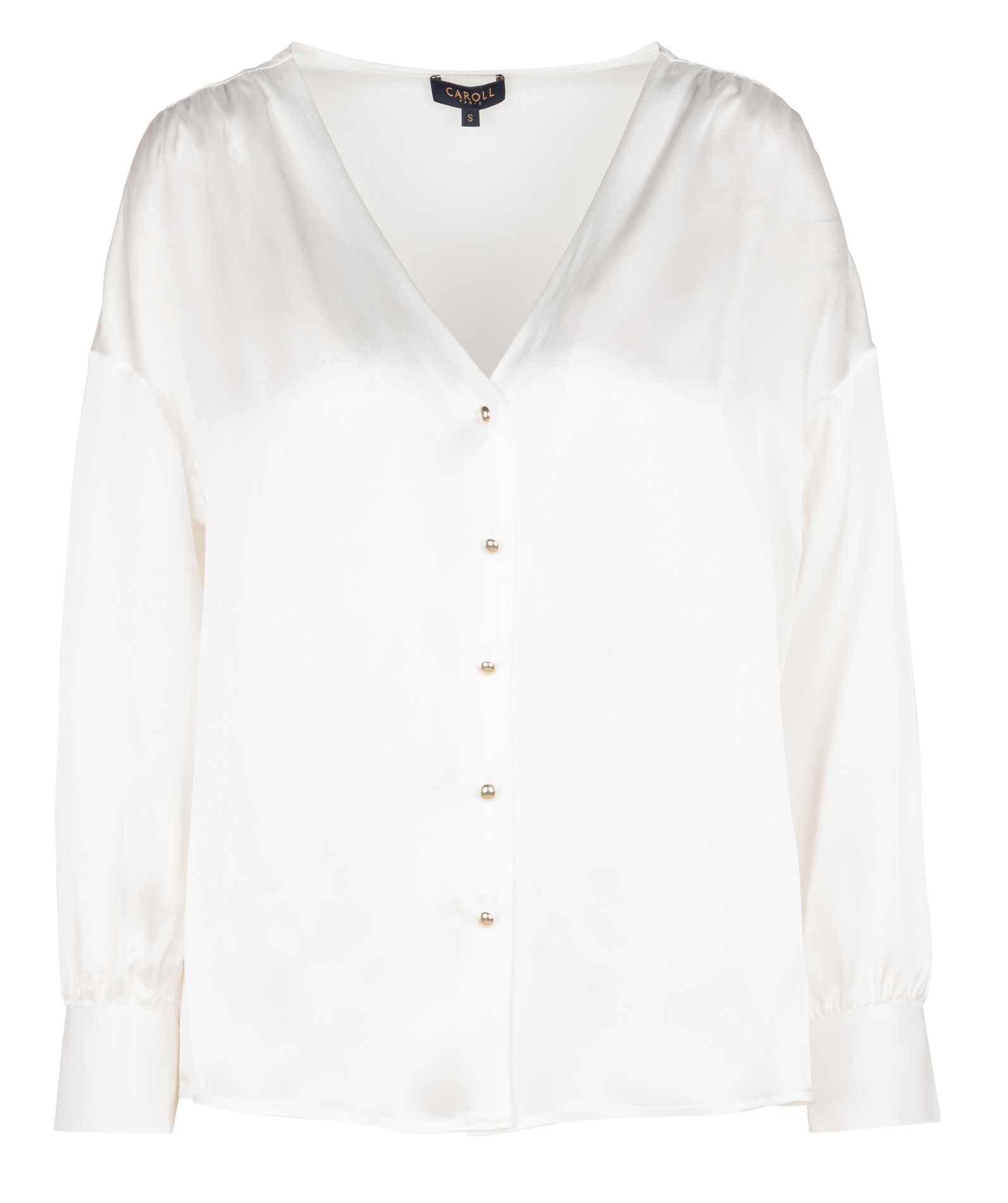 ANITA - Top ample en soie | Blanc