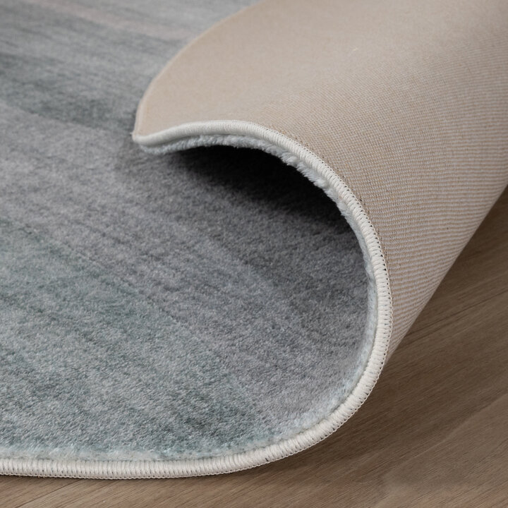 Rond modern vloerkleed - Field Groen