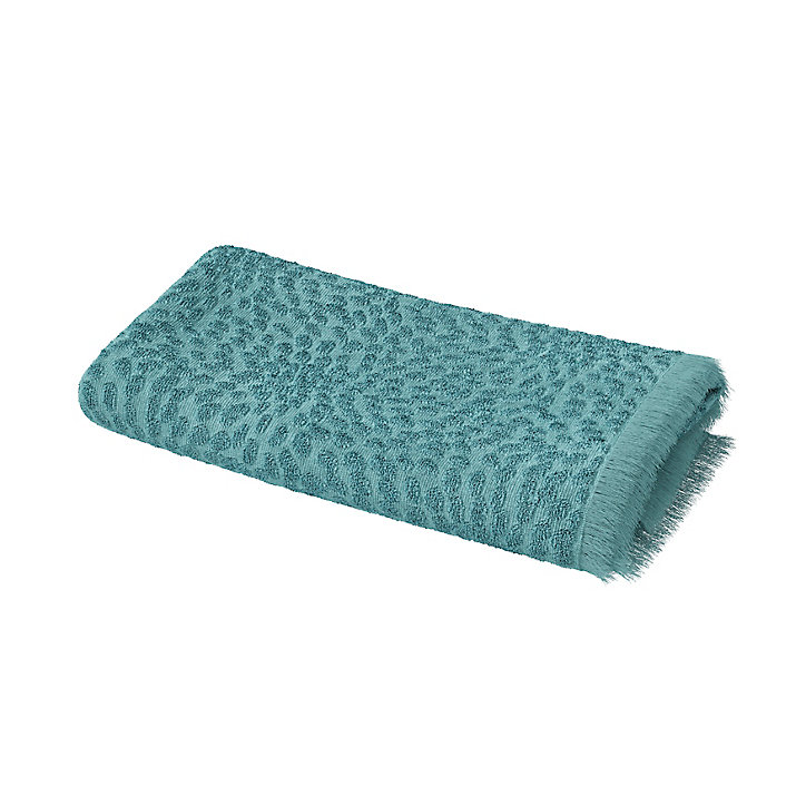 Serviette de bain bleu nil Sary 140 x 70 cm GoodHome