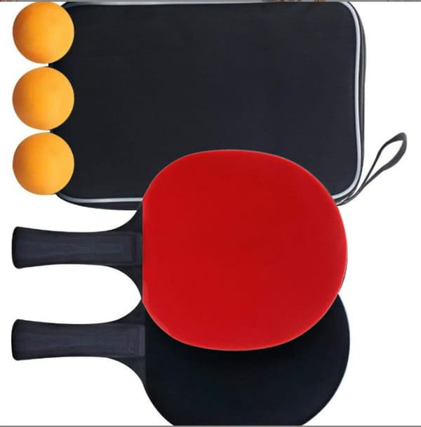 INF Profesjonelt bordtennisracketsett med bæreveske