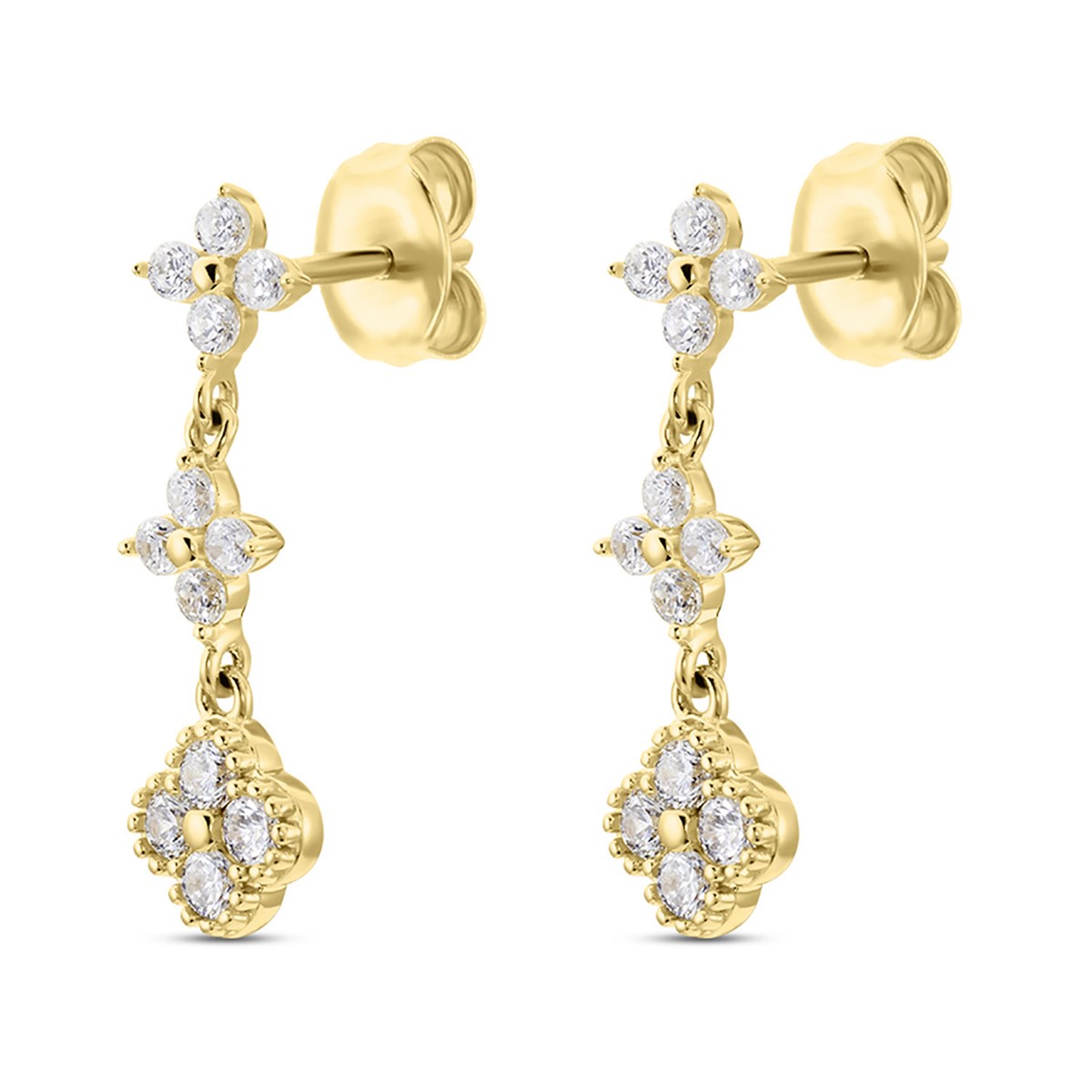 Boucles d'oreilles Agatha Beloved dorées