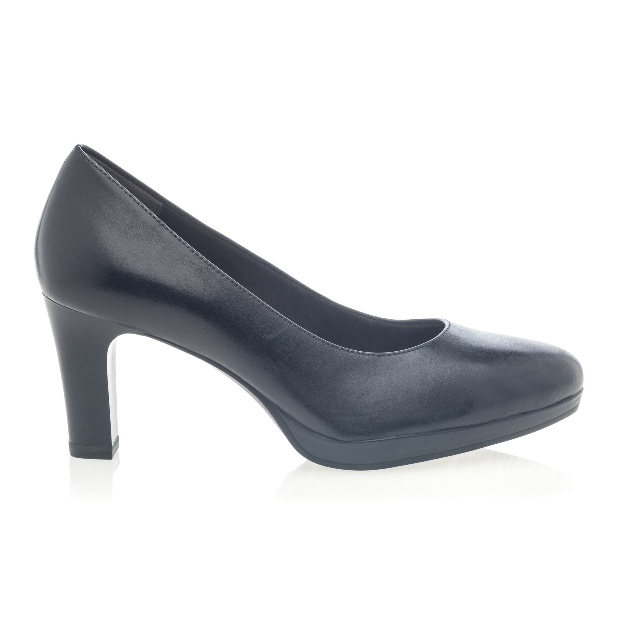 Escarpins à talon Femme en cuir noir