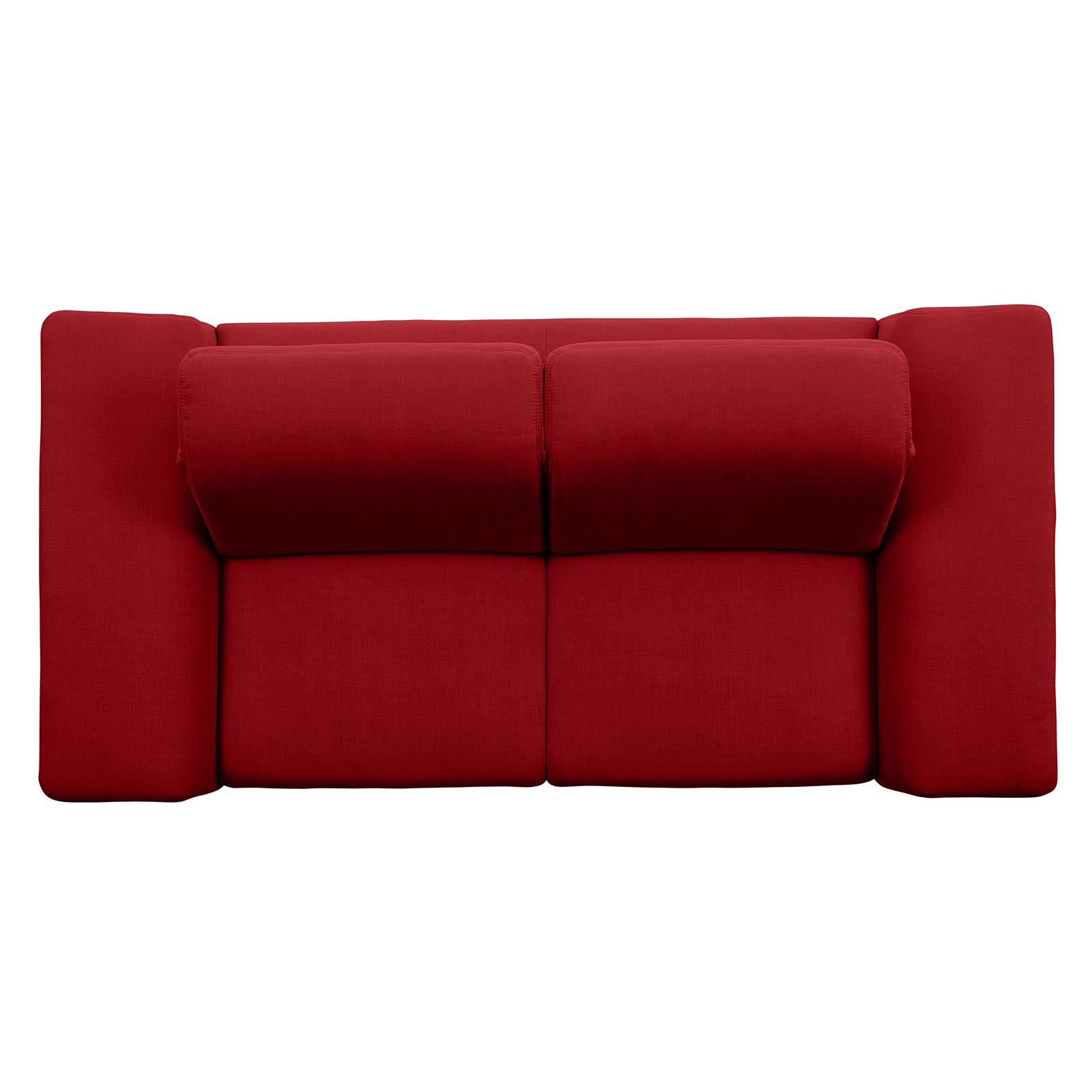 polsterpower 3-Sitzer Boxspringsofa - Miro bordeaux - Basismodell