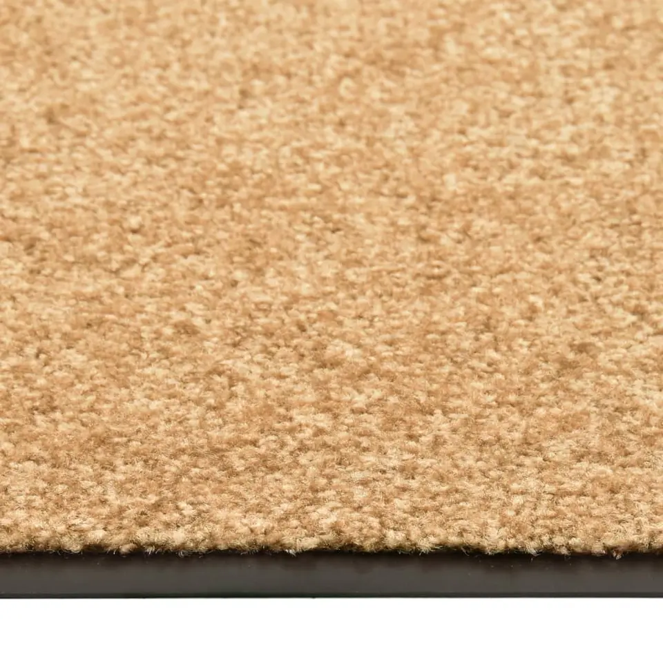 vidaXL - Mat - Crème - Stof - 60 x 180 cm