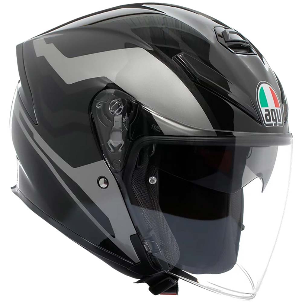 AGV - Casque K5 Jet Evo Tune Noir / Gris