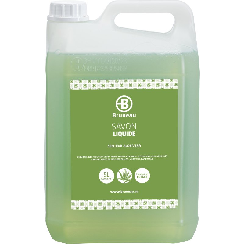 Savon liquide Bruneau Aloé Véra - Bidon 5 L