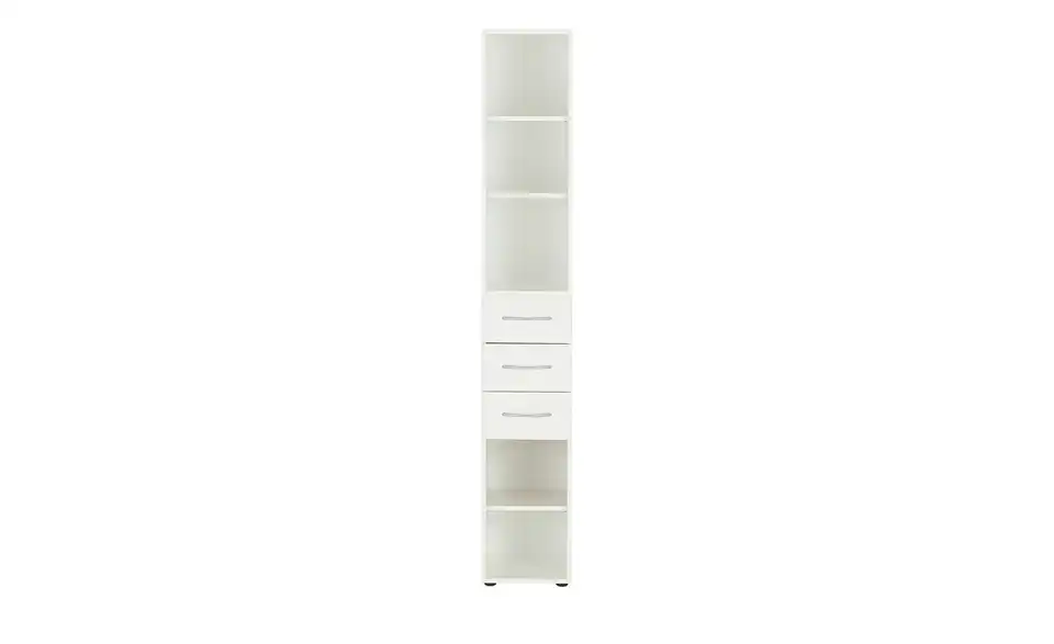 Regal Multischrank-System 30 cm 185 cm Weiß