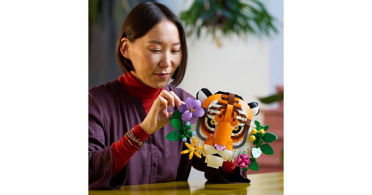 LEGOArt - De Faunacollectie – Tijger Constructiespeelgoed  (31217)