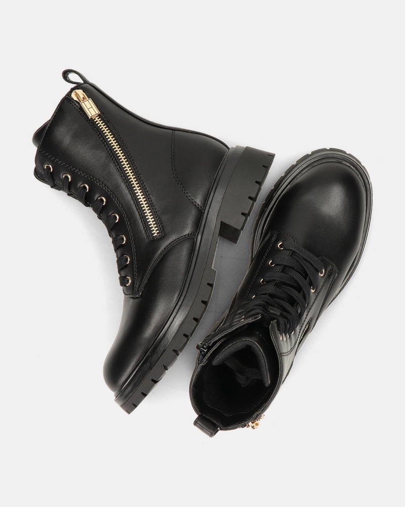 Tommy Hilfiger Ashlyn Veterboots  - zwart