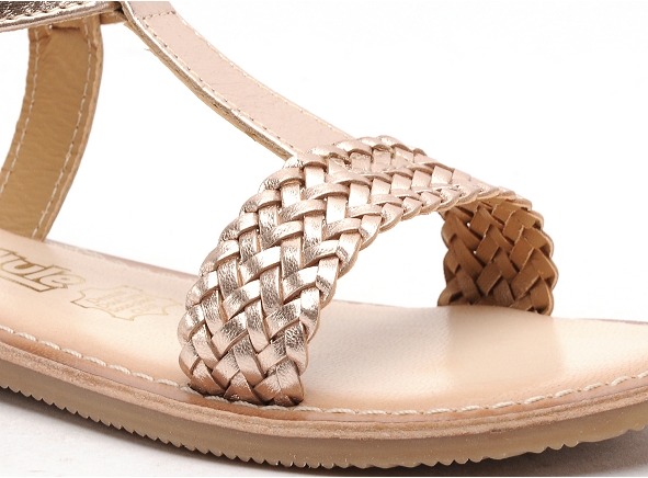 Bopy nu pieds enfant felce or