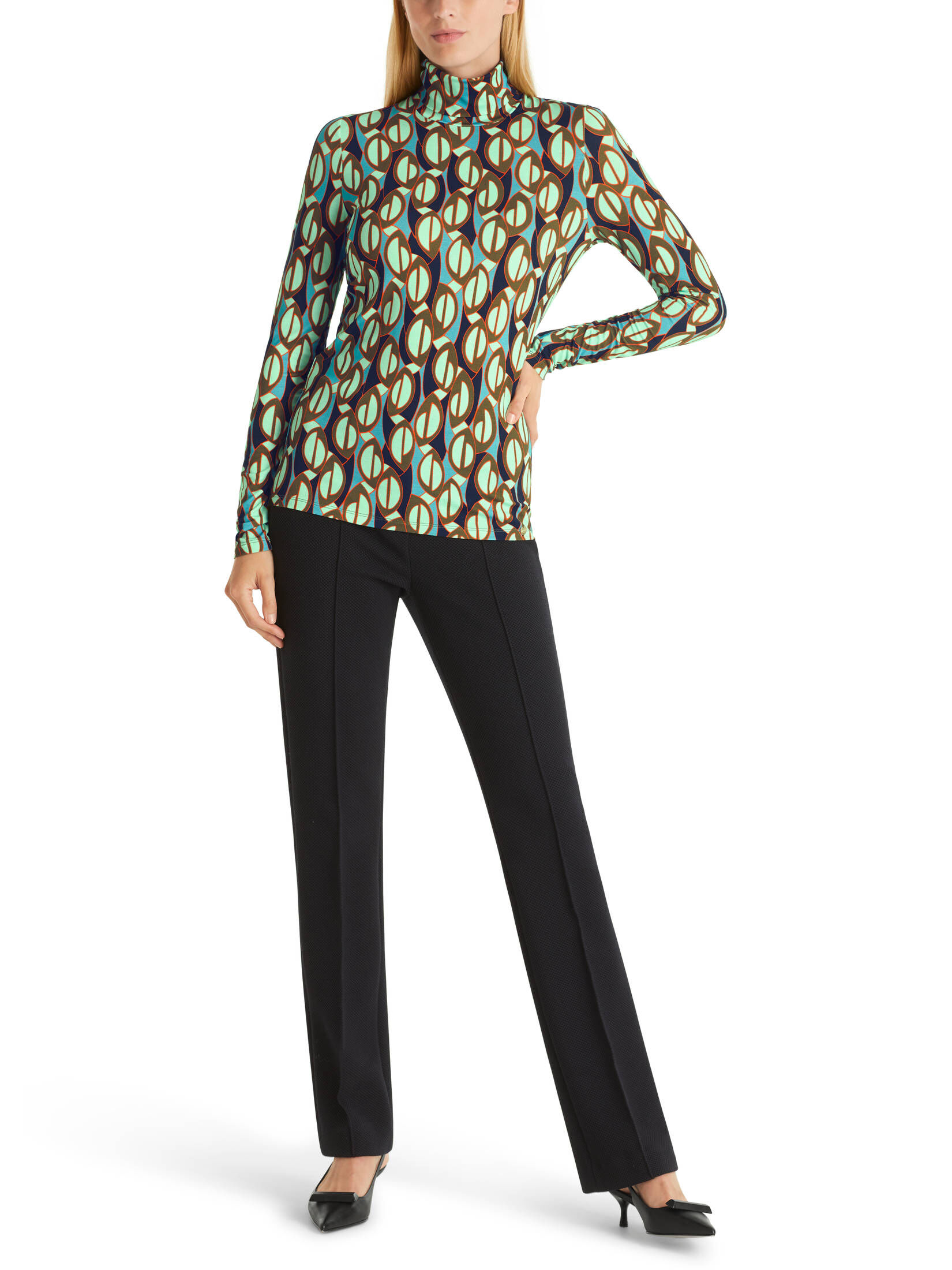 Marc Cain| Damen Rollkragenshirt mit Viskose